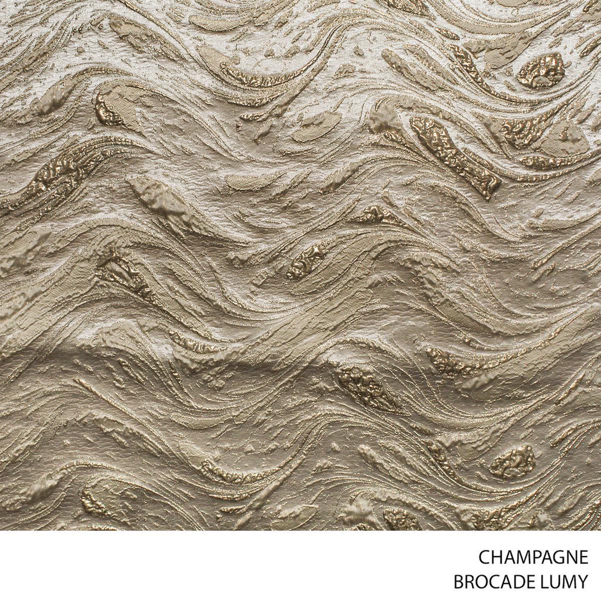 BROCADE LUMY FABRIC CHAMPAGNE