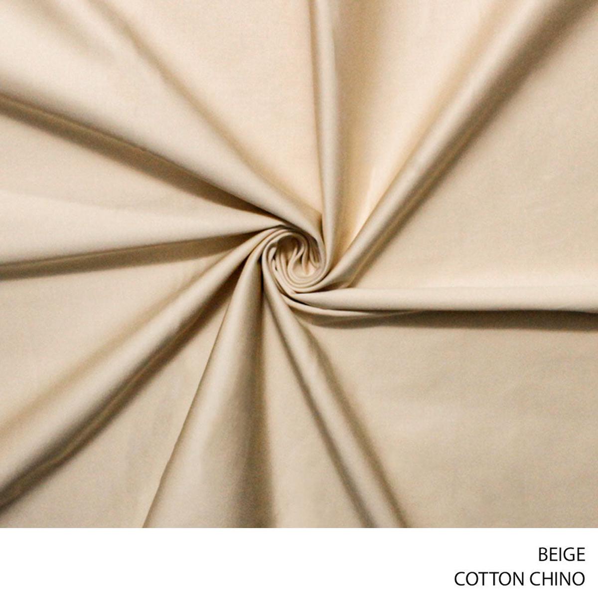 COTTON CHINO FABRIC 150CM BEIGE