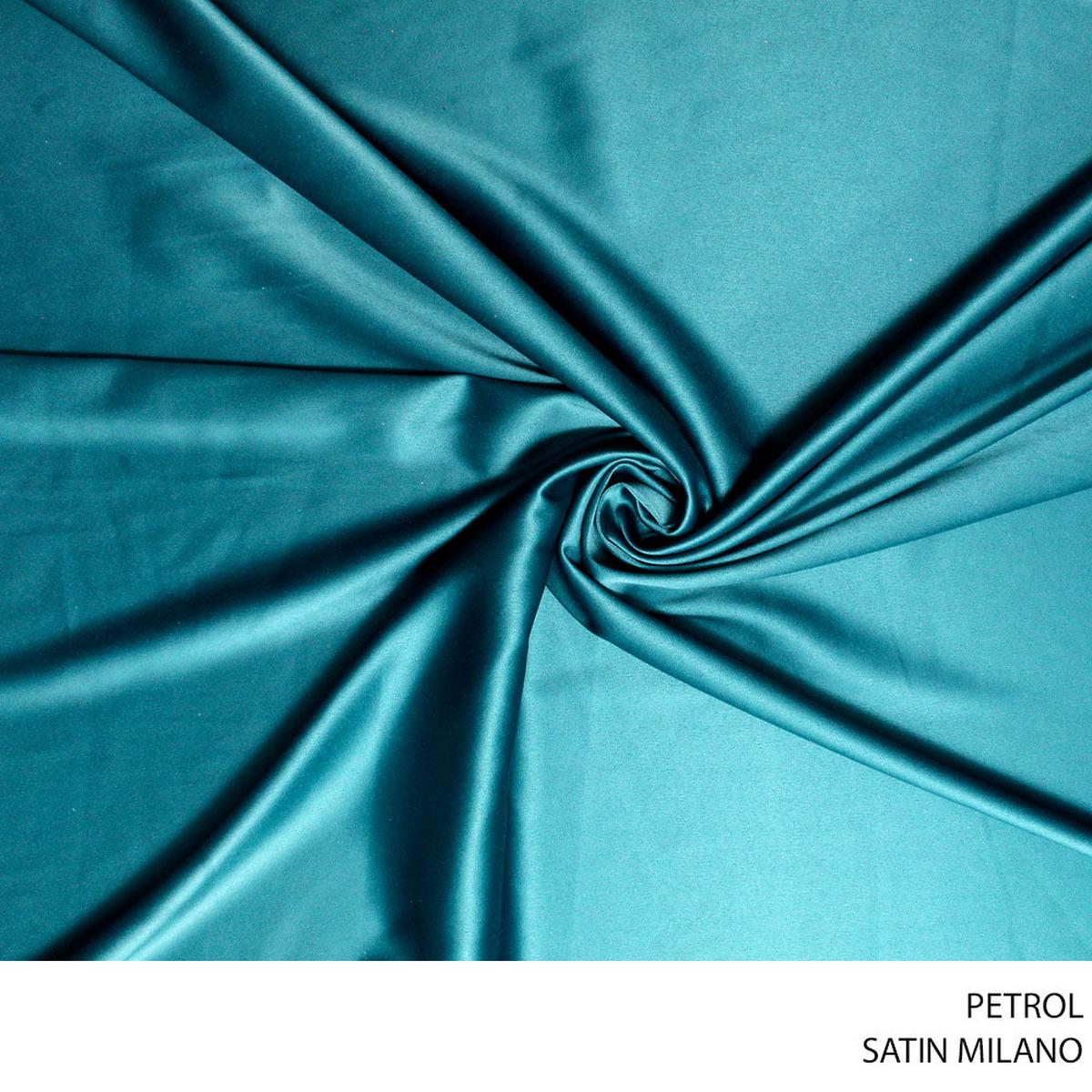 SATIN MILANO PETROL ROLL ROLL 001