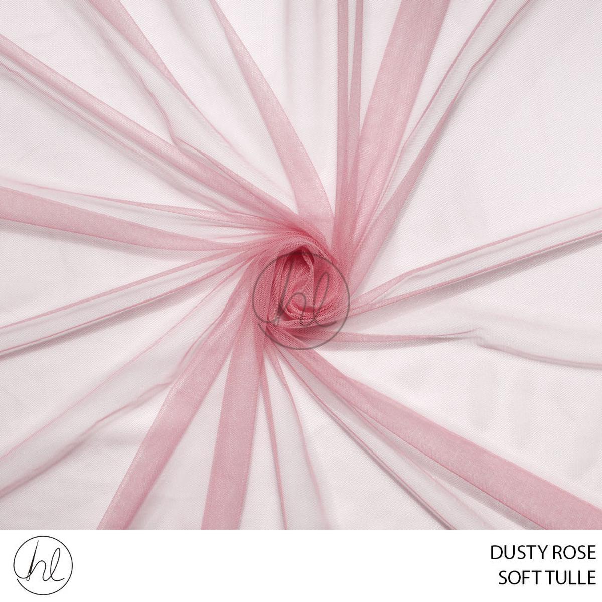 SOFT TULLE DUSTY ROSE PER M