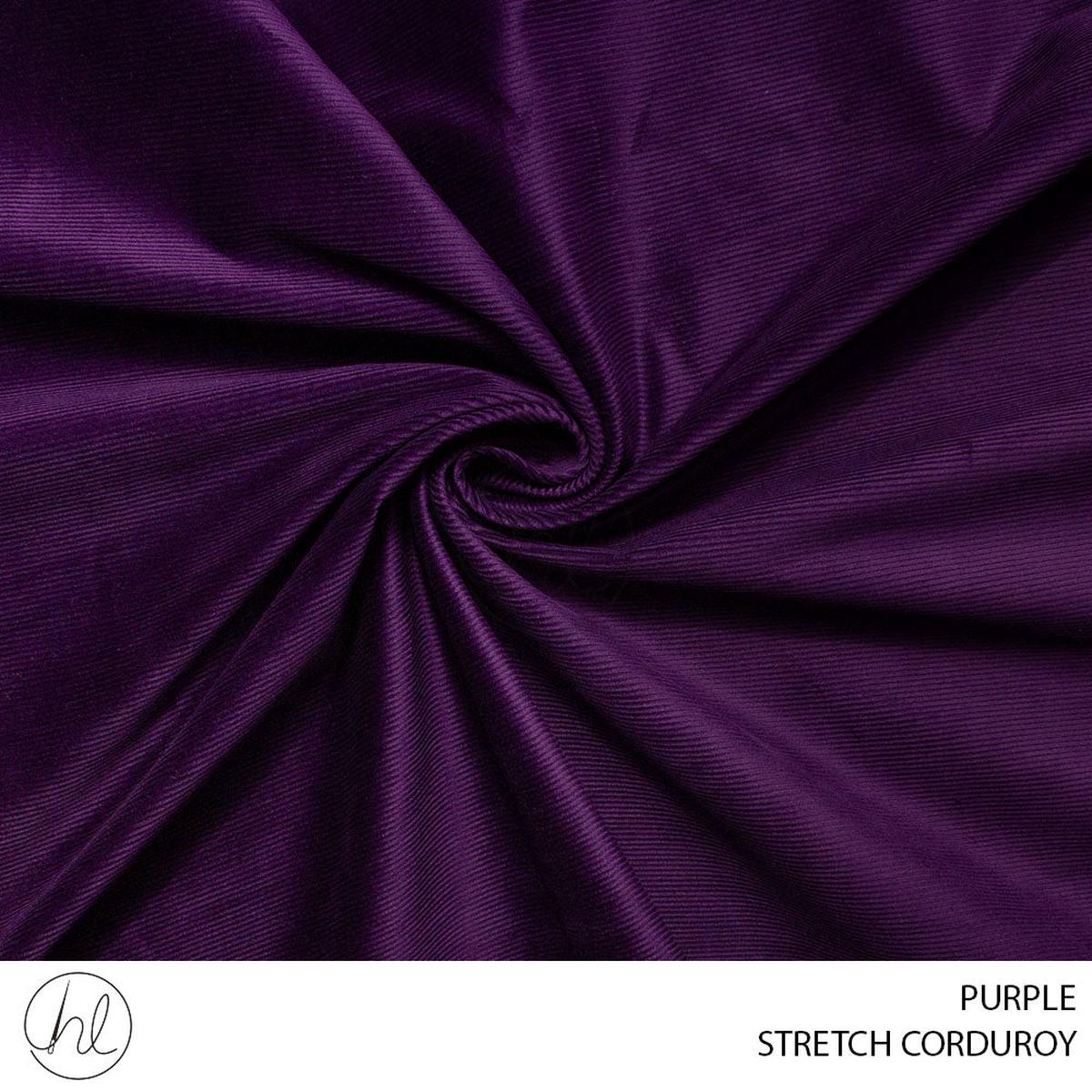 STRETCH CORDUROY 51 PURPLE 150CM PER M