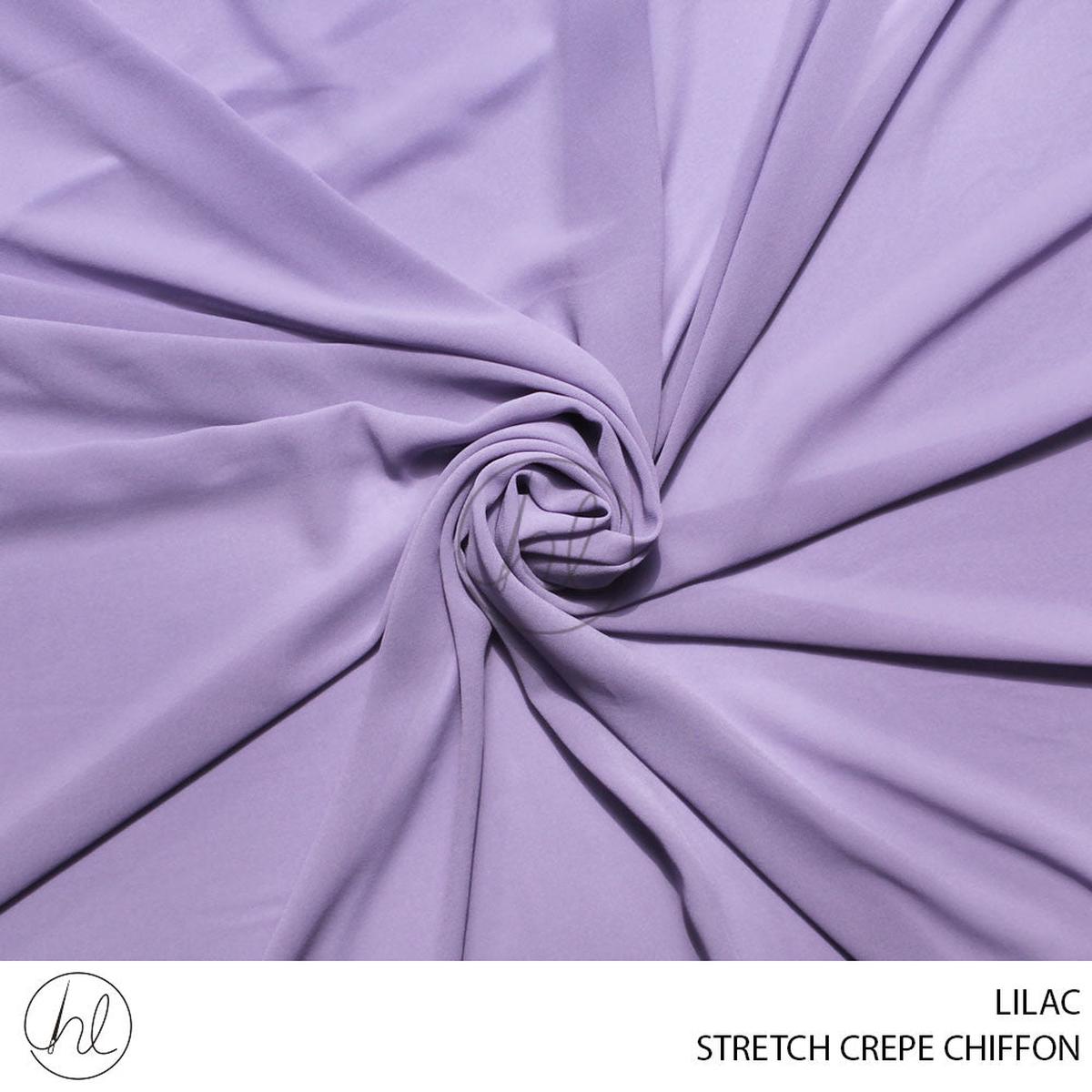 STRETCH CREPE CHIFFON 53 LILAC 150CM PER M