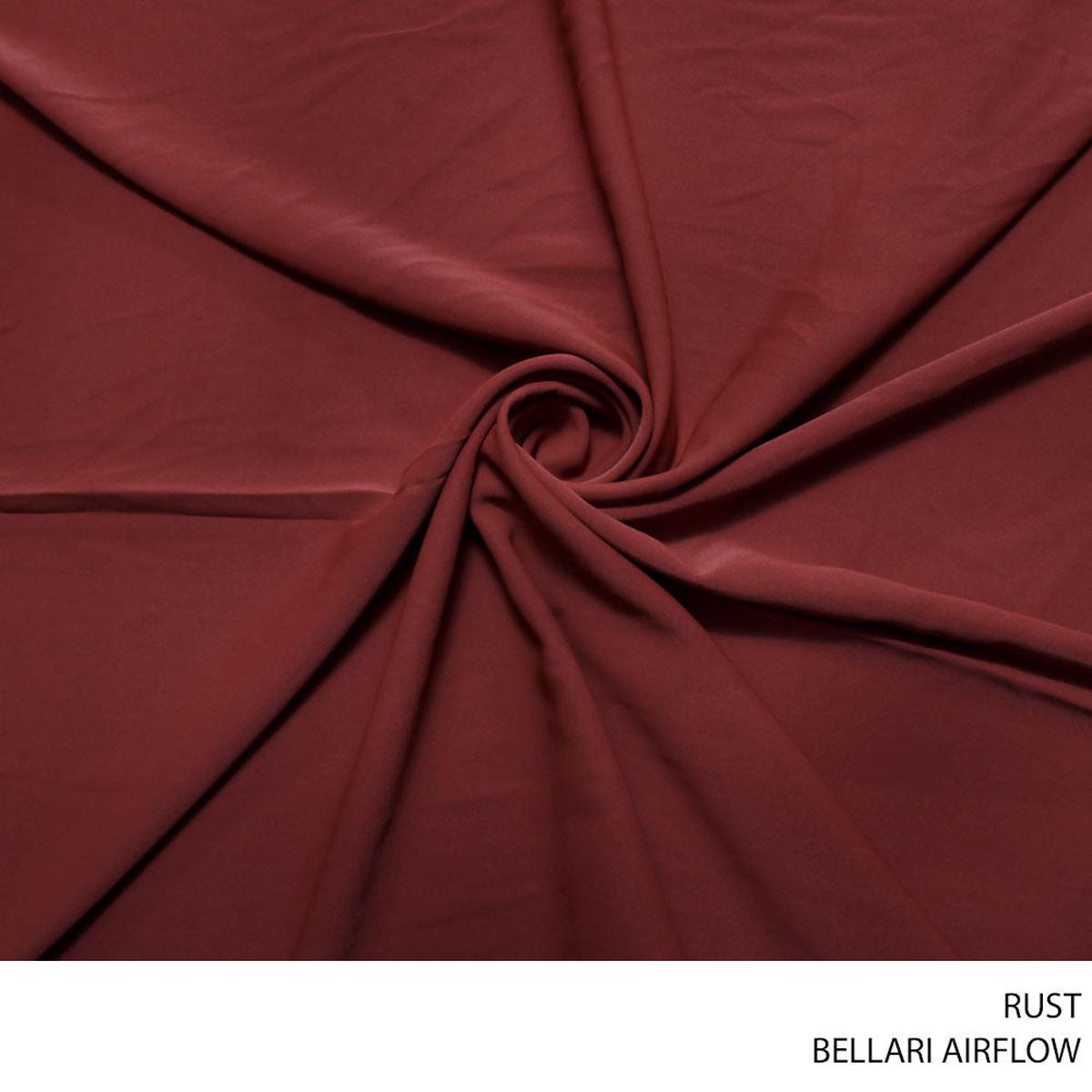 BELLARI AIRFLOW FABRIC 150CM RUST