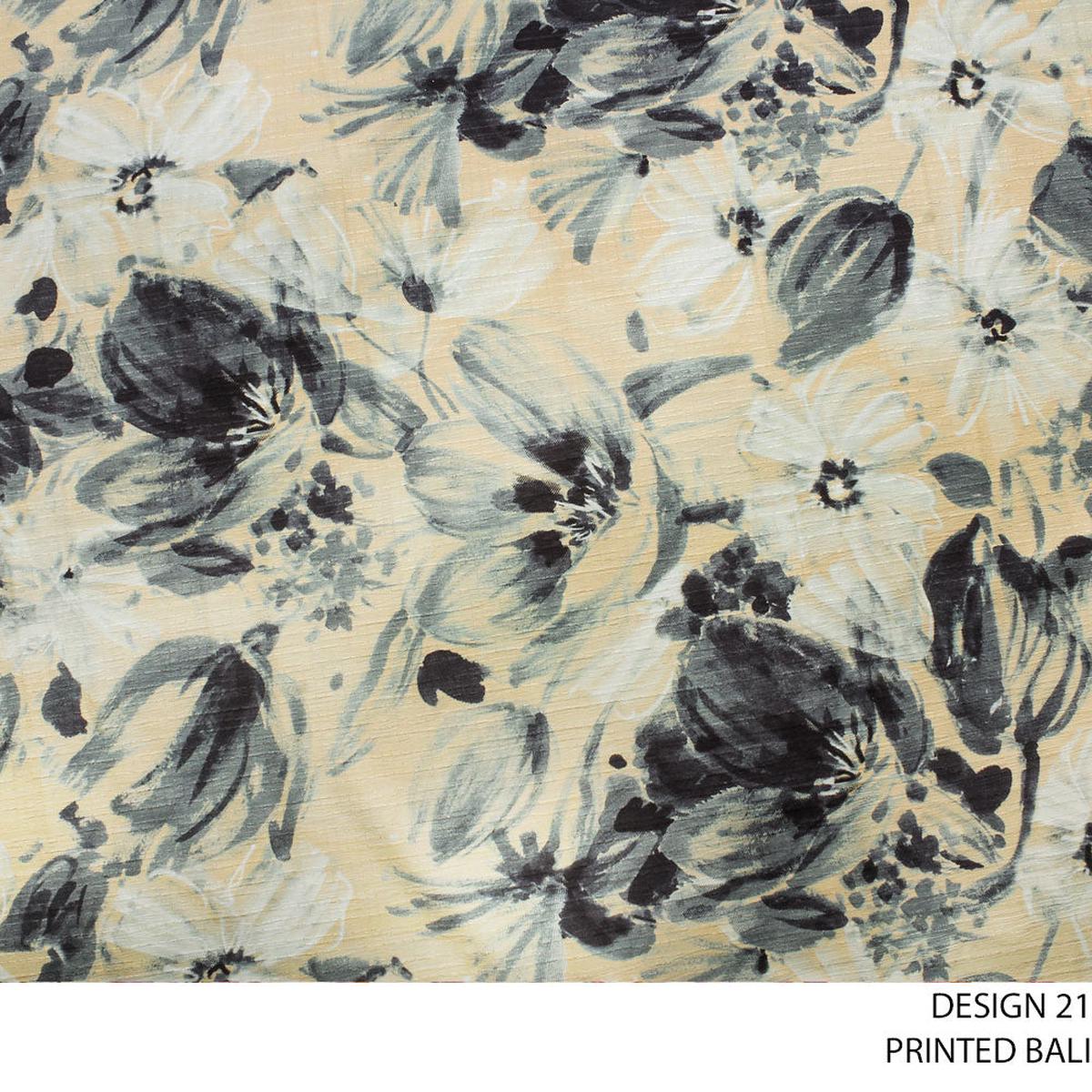 BALI PRINTED FABRIC D#6 150CM BEIGE ROLL ROLL 001