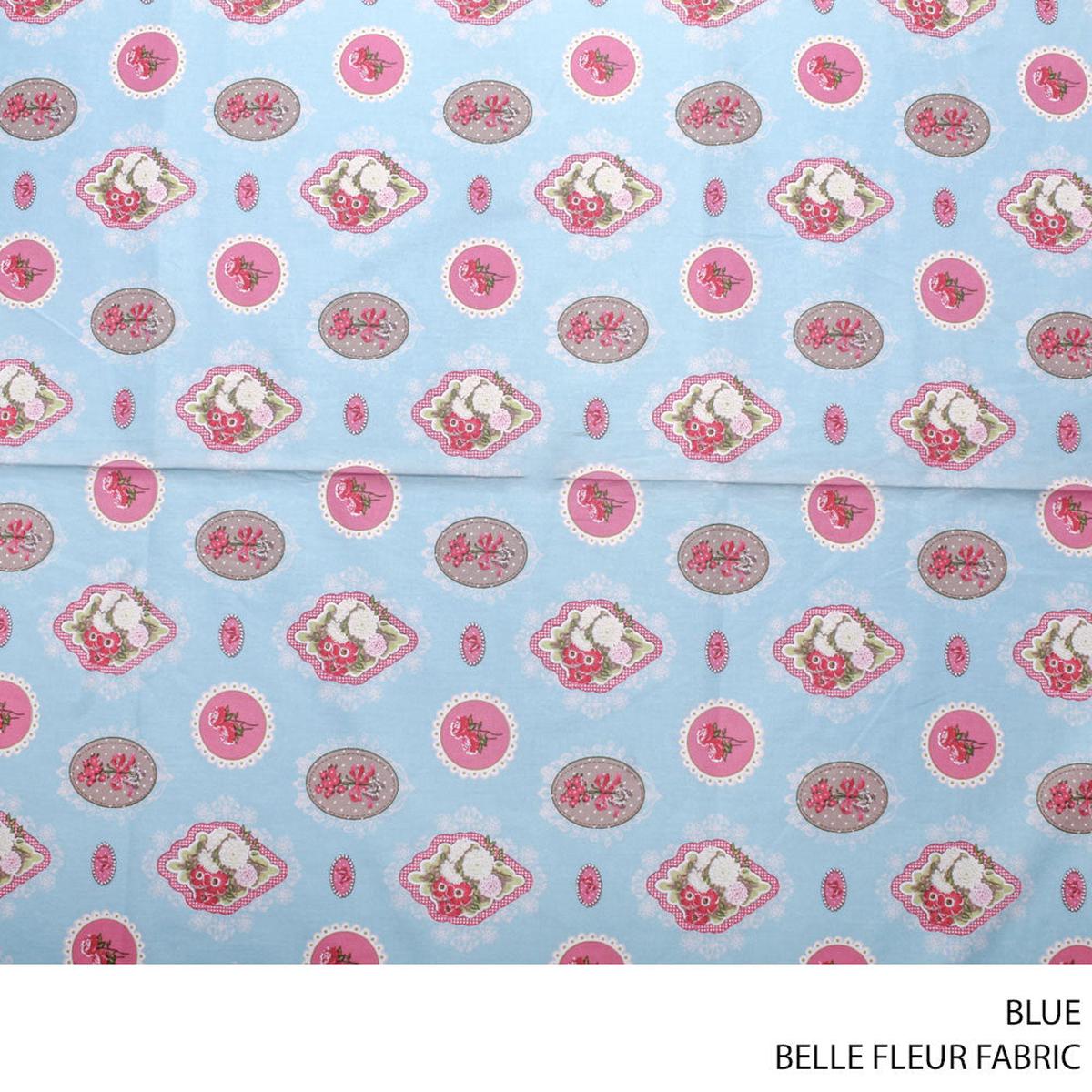 BELLE FLEUR FABRIC 140CM BLUE