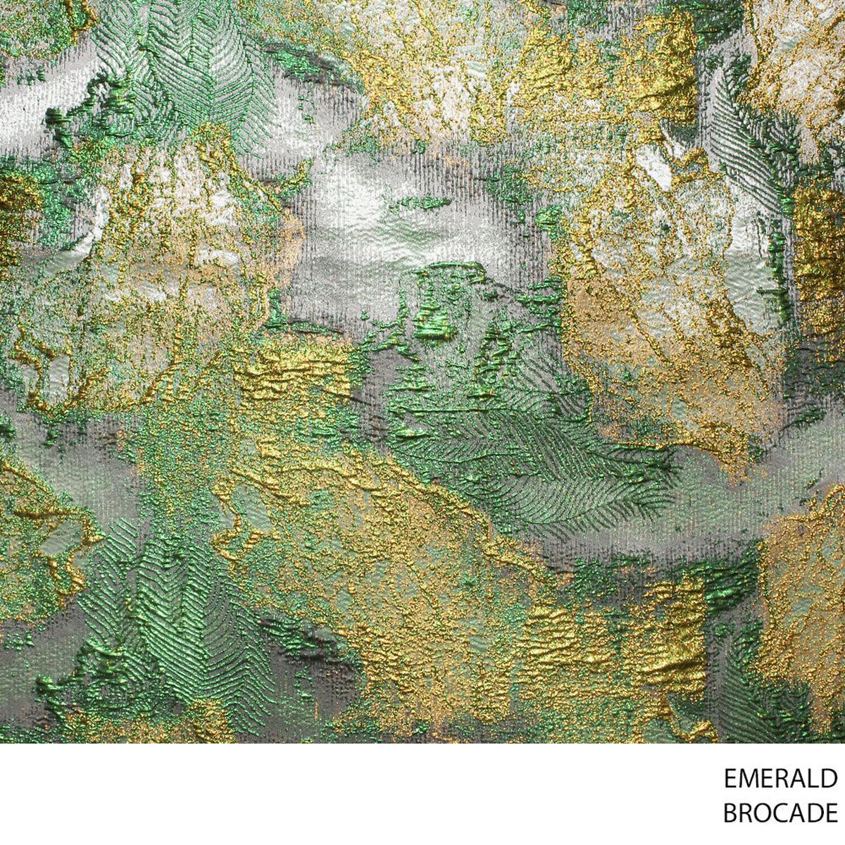 BROCADE FABRIC EMERALD