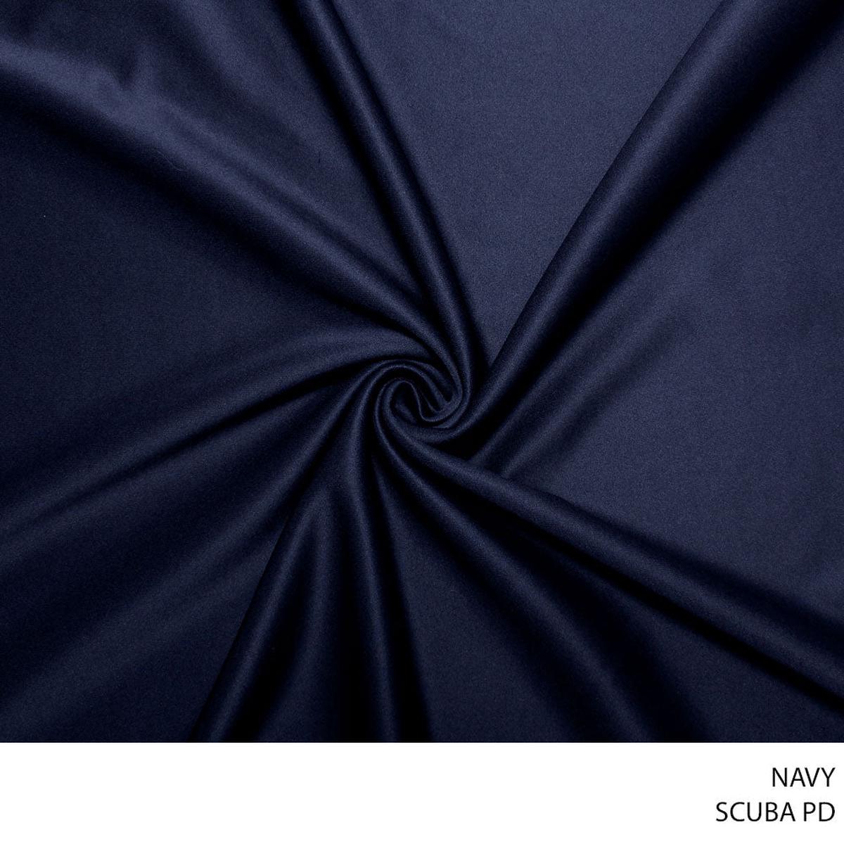 SCUBA PD FABRIC 150CM NAVY