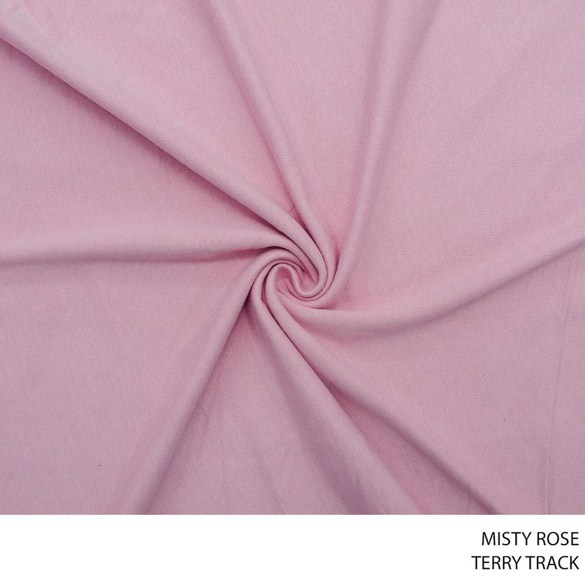 TERRY TRACK FABRIC MISTY ROSE ROLL ROLL 001