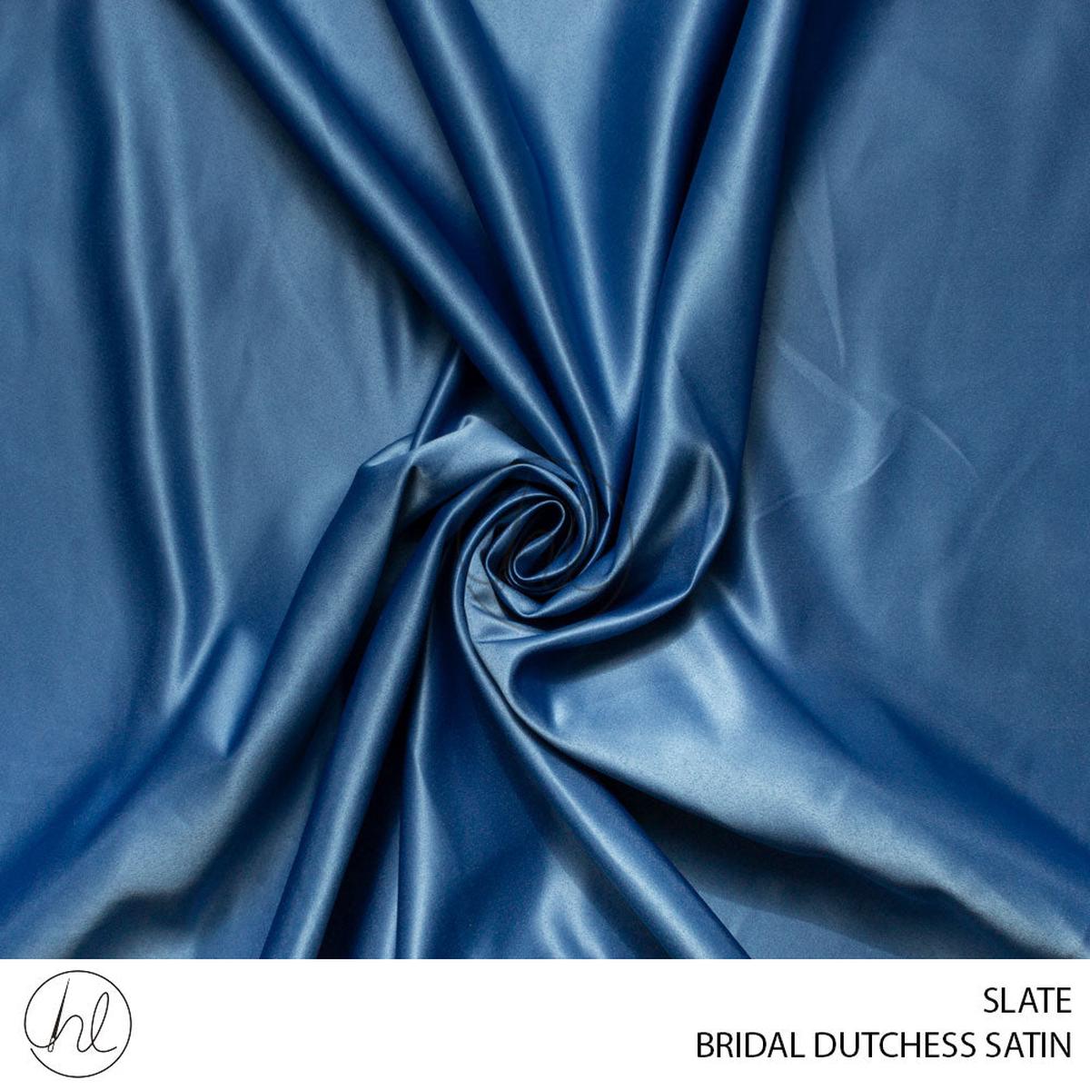 Bridal Dutchess Satin 781 Slate 150cm Per M