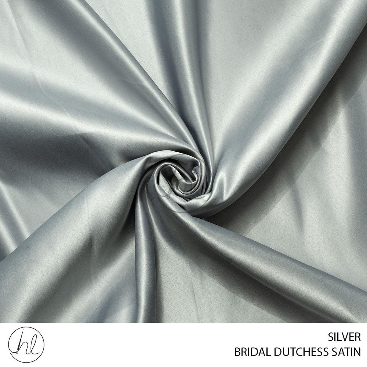 Bridal Dutchess Satin Silver Per M