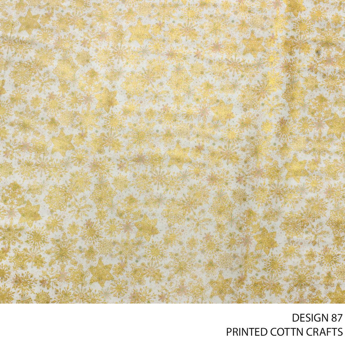 COTTON CRAFT DIGITAL FABRIC CREAM ROLL ROLL 002