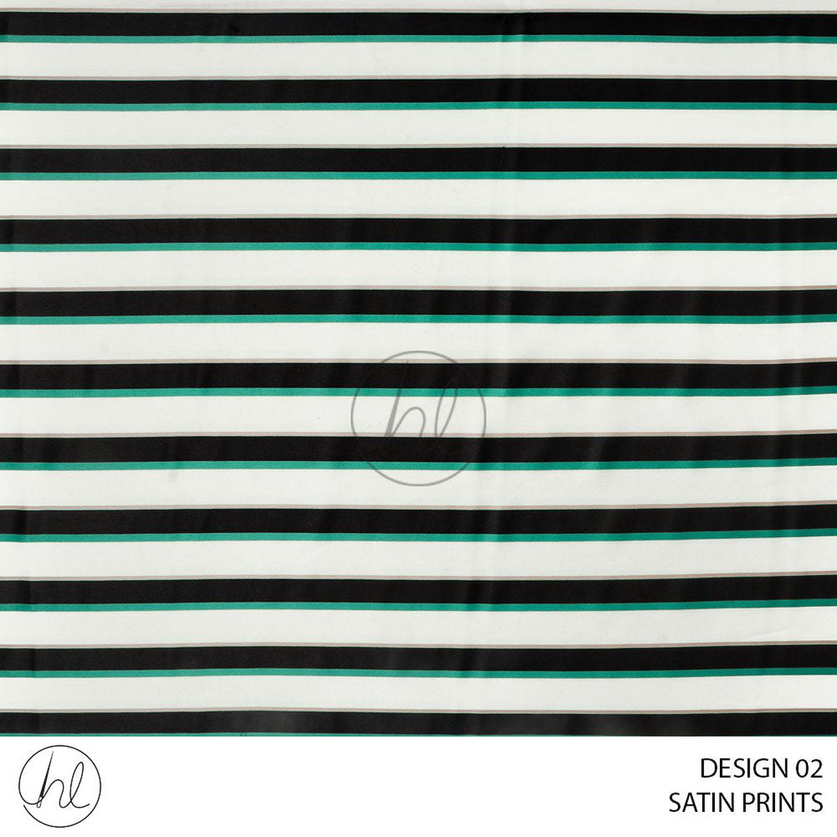 Satin Print 80 Multi Design 02 150cm Per M