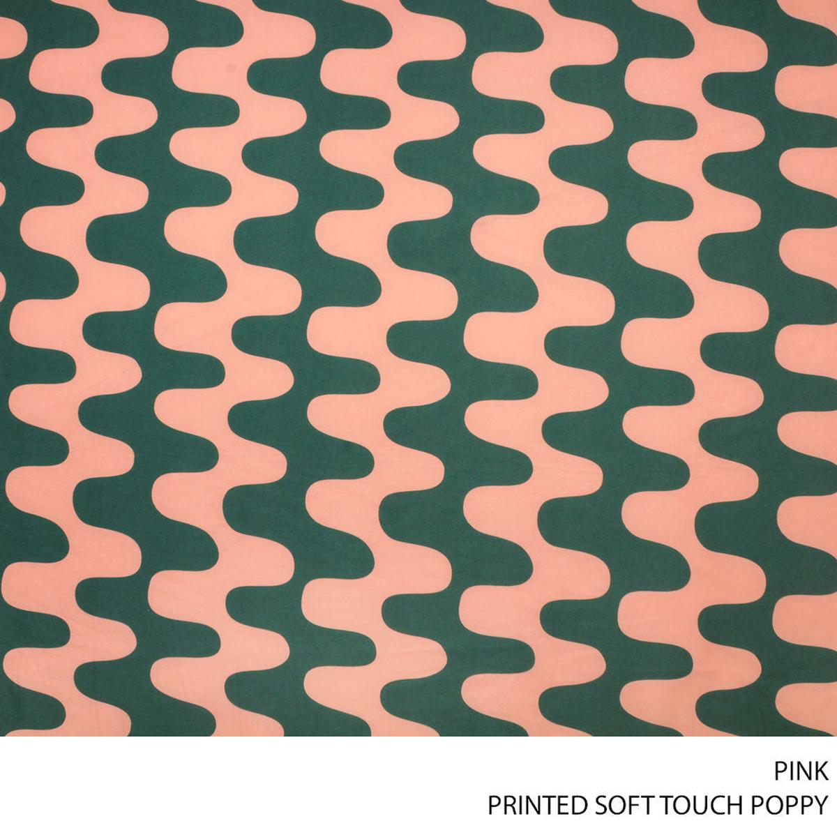 SOFT TOUCH PRT POPPY FABRIC PINK ROLL ROLL 001