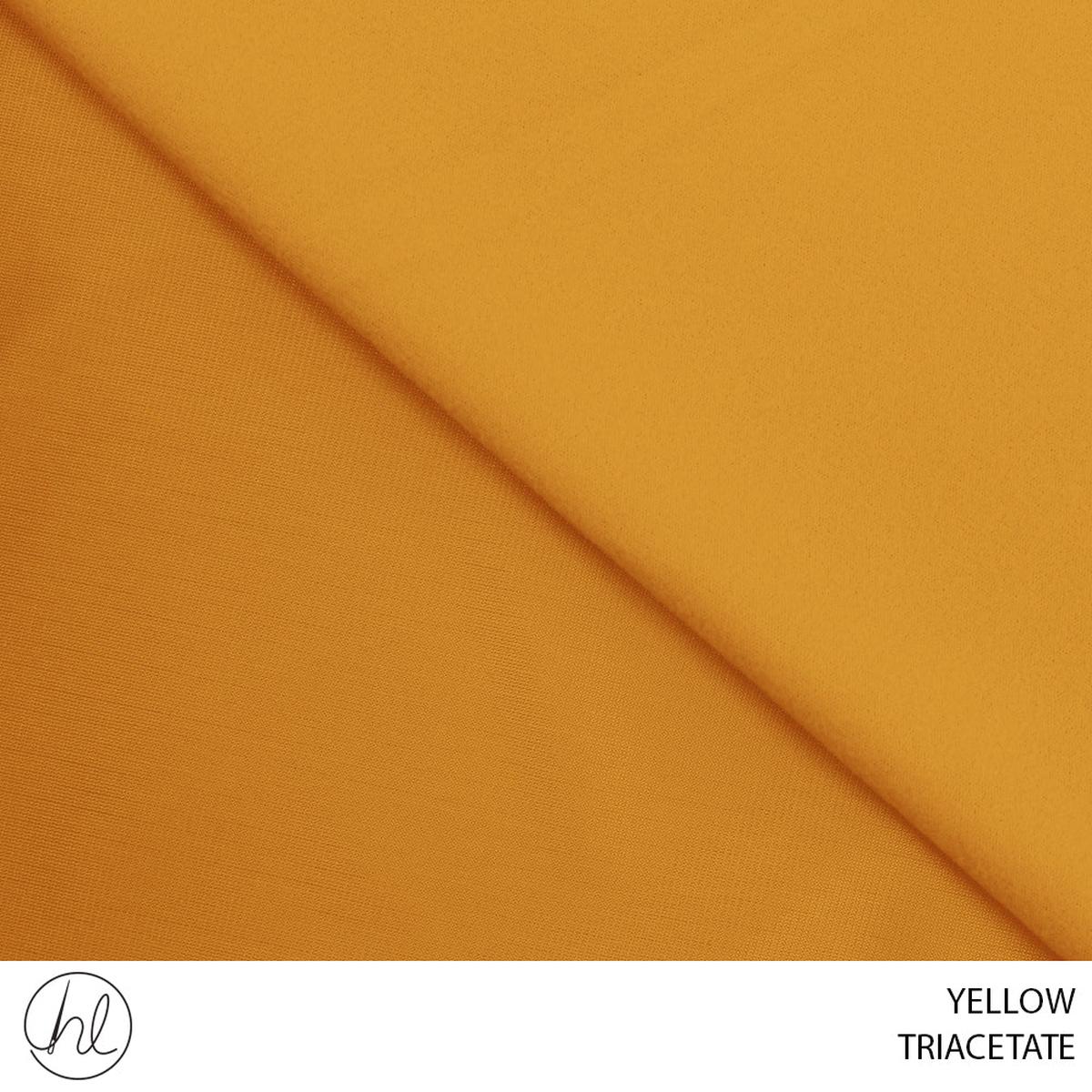 TRIACETATE YELLOW 150CM PER M55