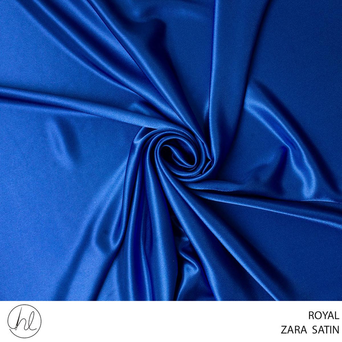 ZARA SATIN PLAIN FABRIC ROYAL