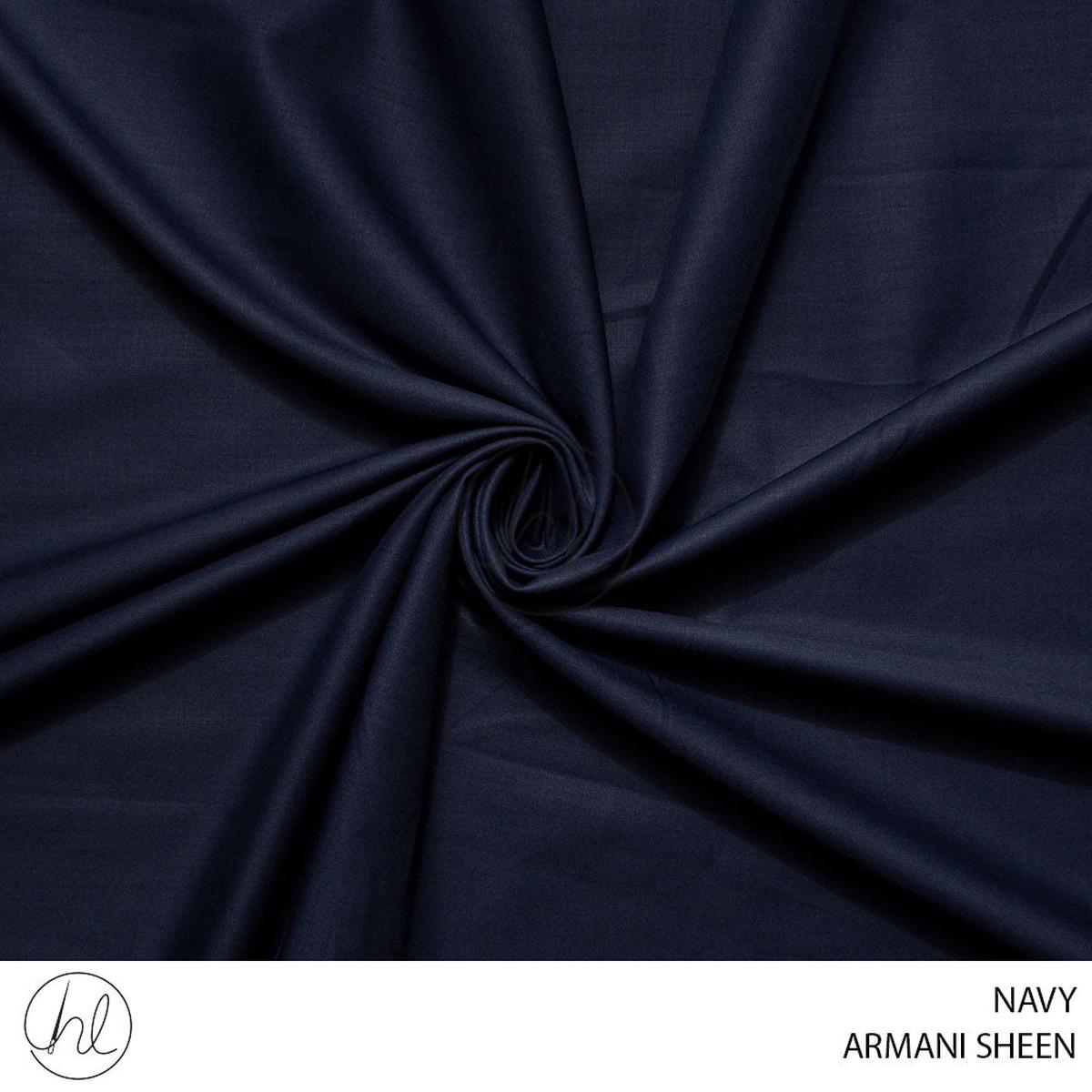 Armani Sheen 56 Navy 150cm Per M