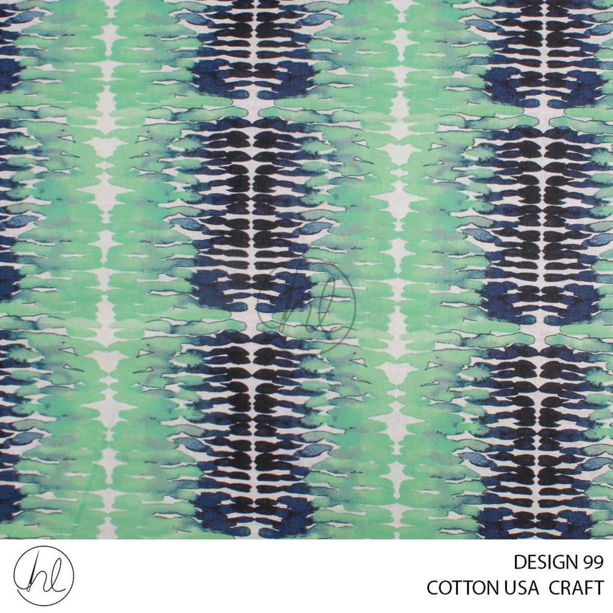 COTTON USA CRAFTS PER M MULTI DESIGN 99 112CM WIDE