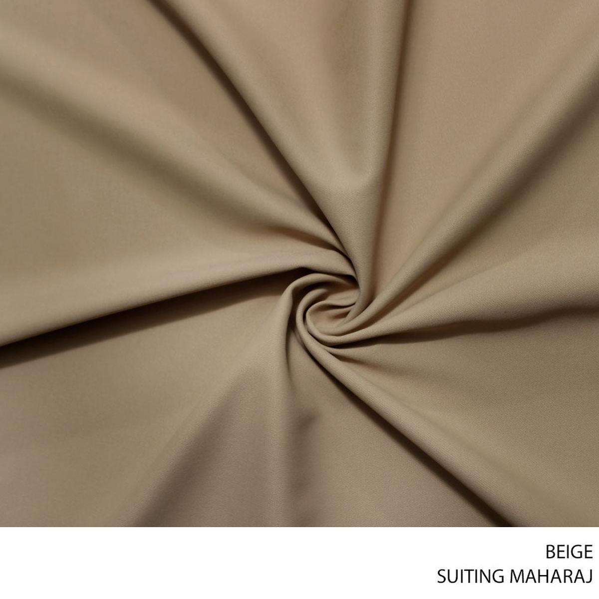 SUITING MAHARAJAH FABRIC 150CM BEIGE ROLL ROLL 001