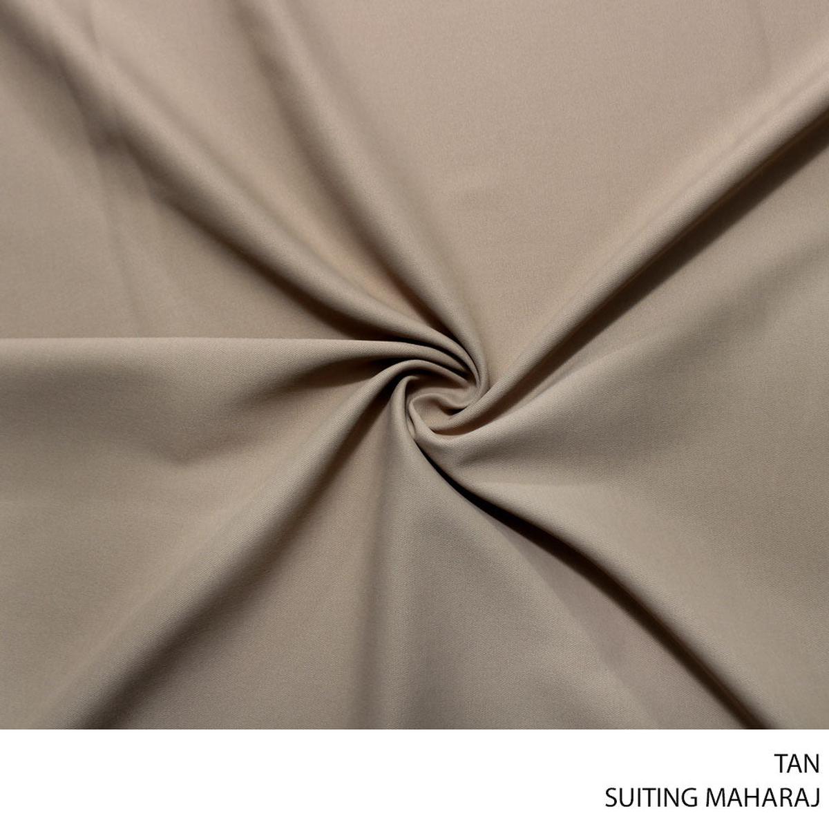 SUITING MAHARAJAH FABRIC 150CM TAN ROLL ROLL 001