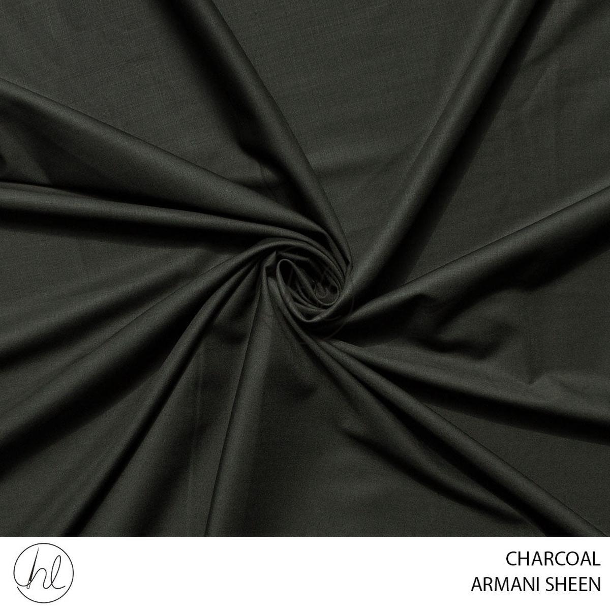 Armani Sheen 56 Charcoal 150cm Per M