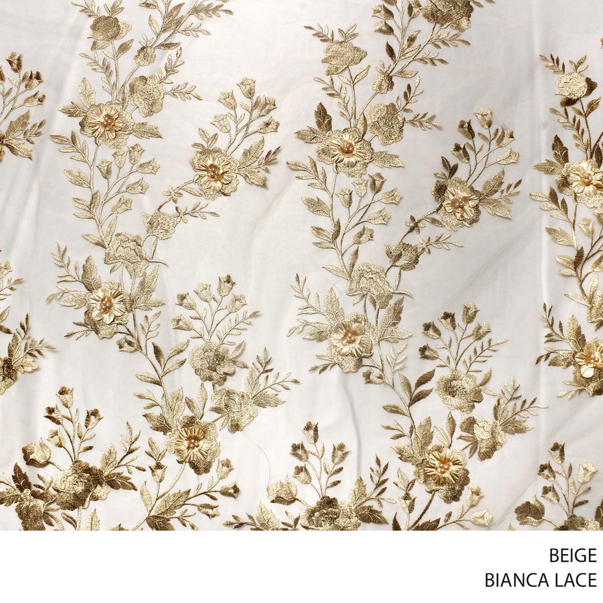 BIANCA FABRIC 140CM BEIGE ROLL ROLL 001
