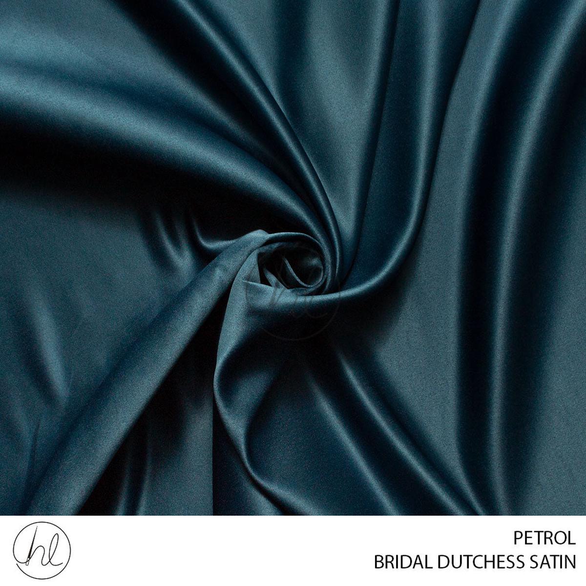 Bridal Dutchess Satin 55 Petrol 150cm Per M