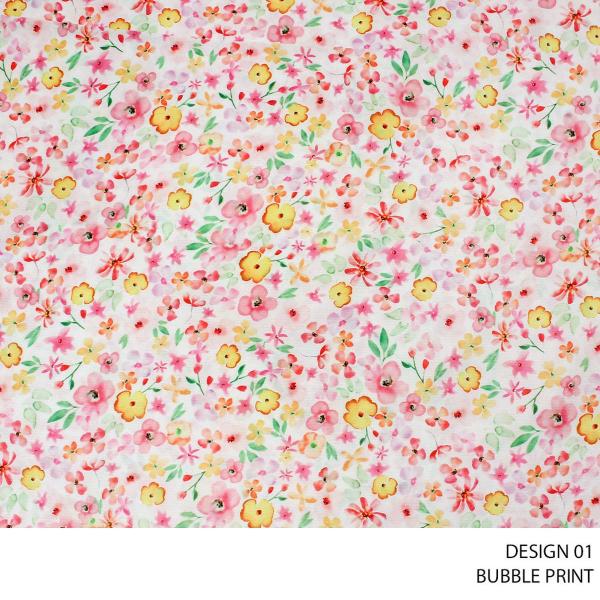 BUBBLE PRINT D#3 SWEET/PINK ROLL ROLL 001