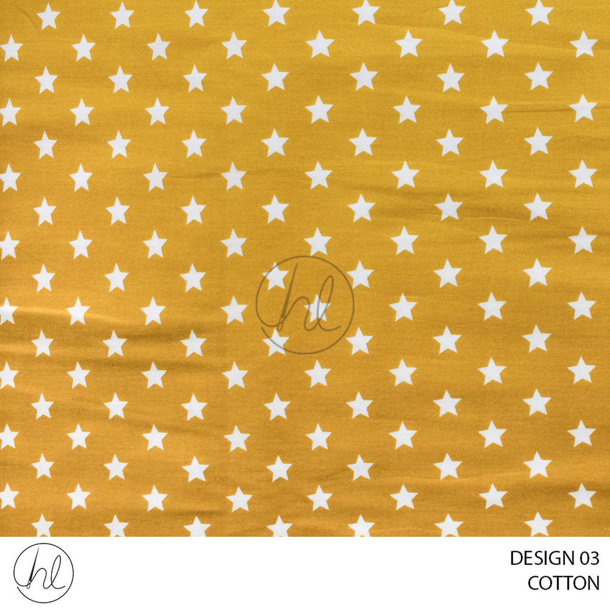 Cotton Star 51 mustard 150cm per m
