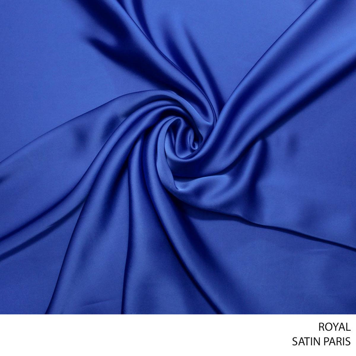 SATIN PARIS FABRIC 150CM ROYAL ROLL ROLL 001