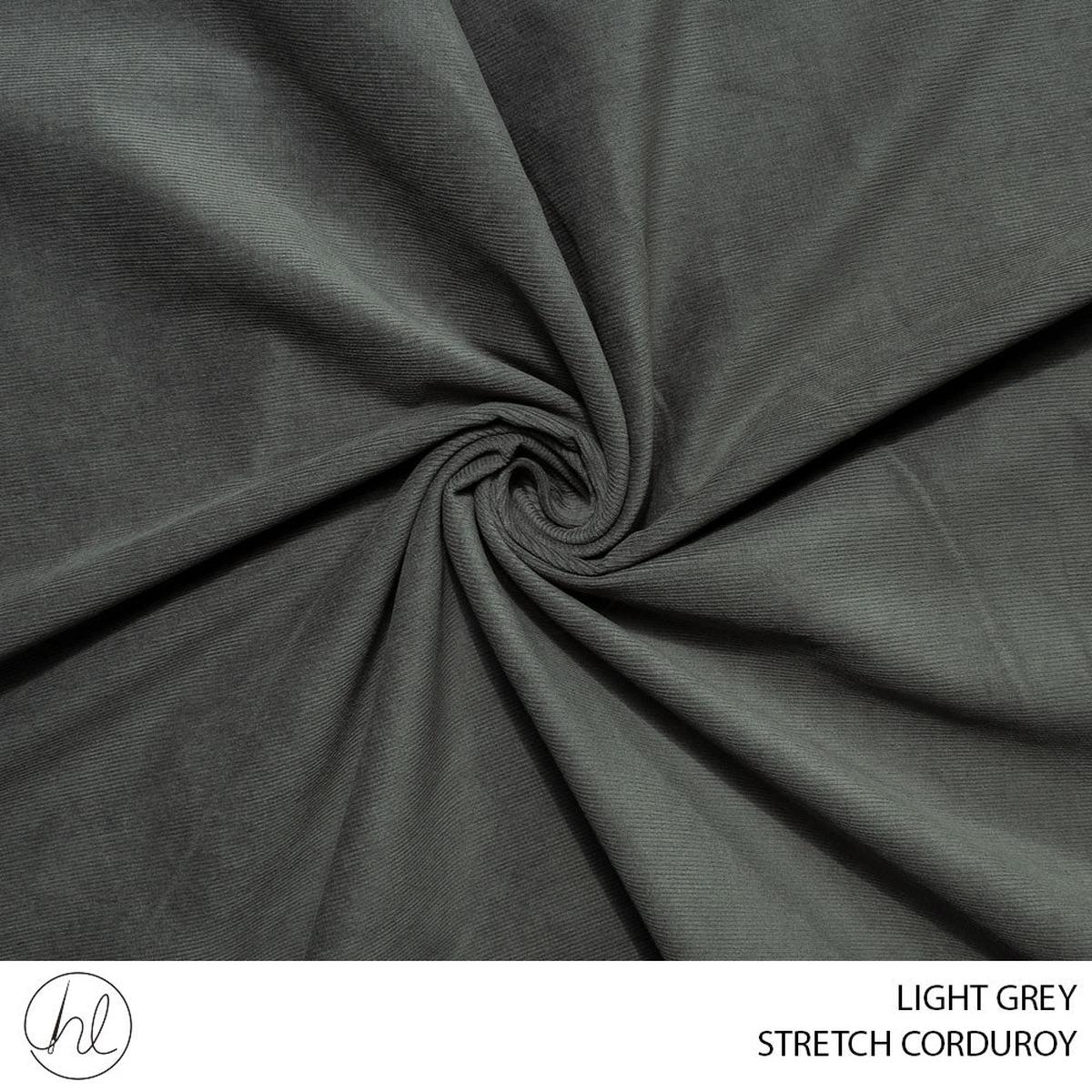 STRETCH CORDUROY 51 LIGHT GREY 150CM PER M