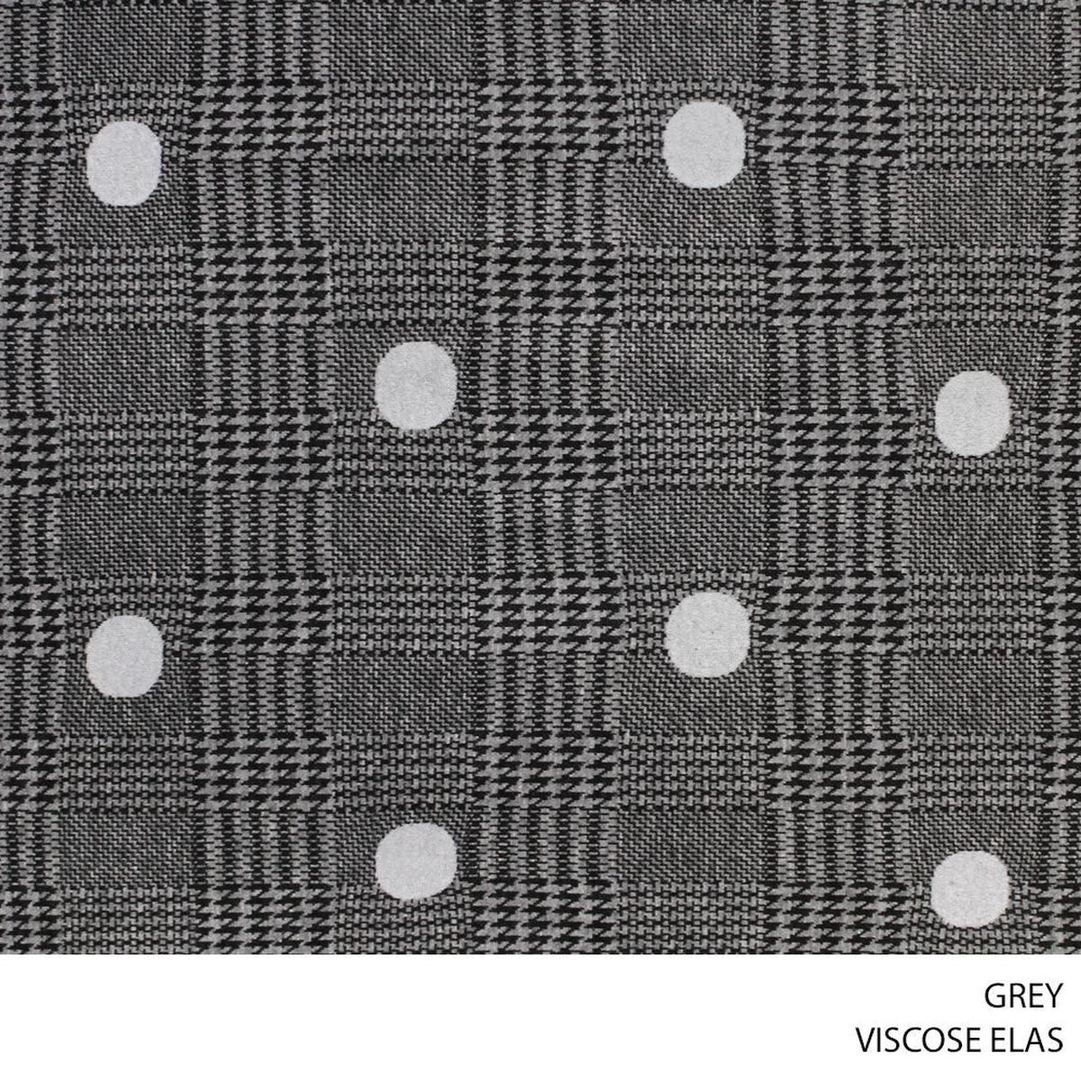 VISCOSE/ELAS 51 GREY 150CM PER M