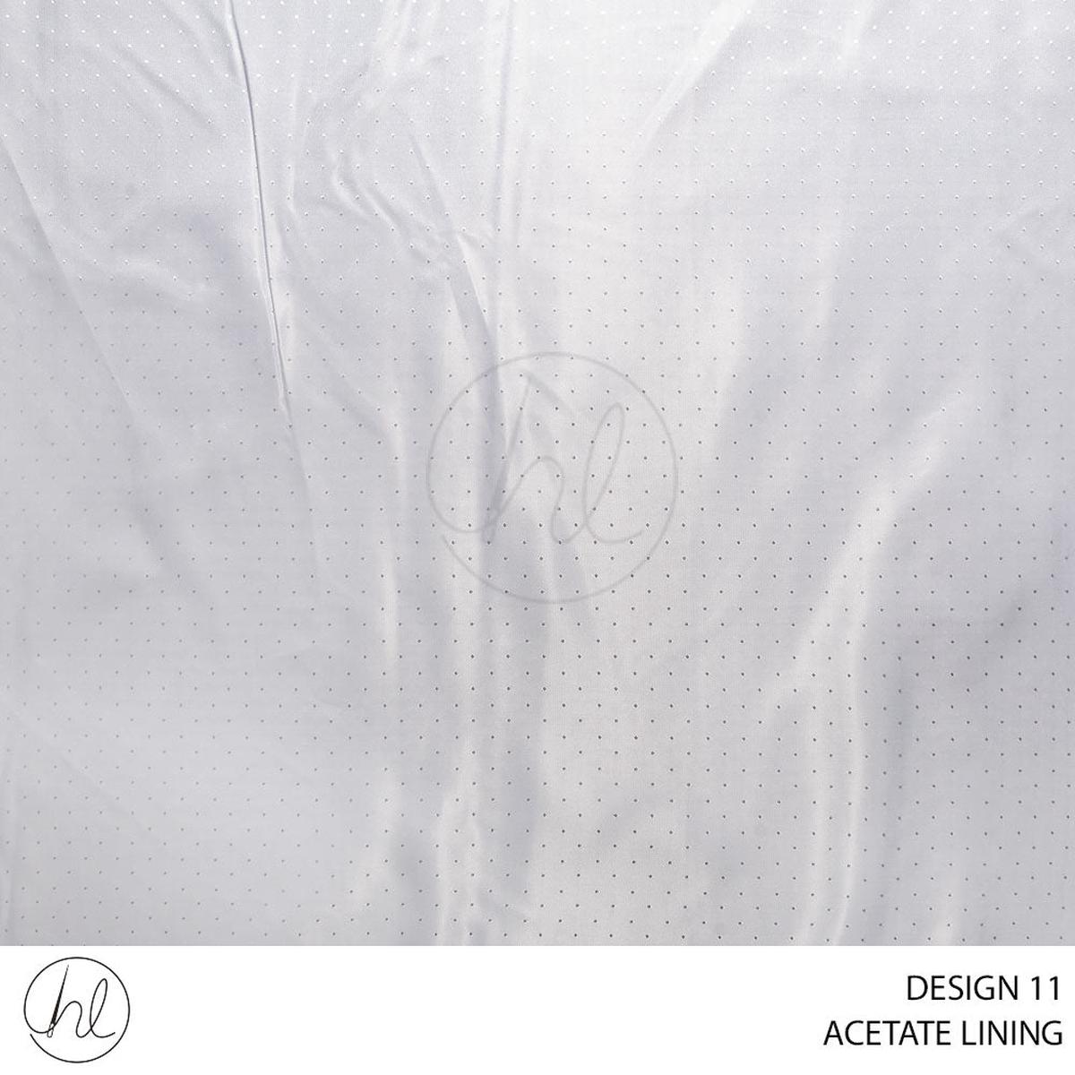 ACETATE LINING DOTS FABRIC WHITE ROLL 001 1