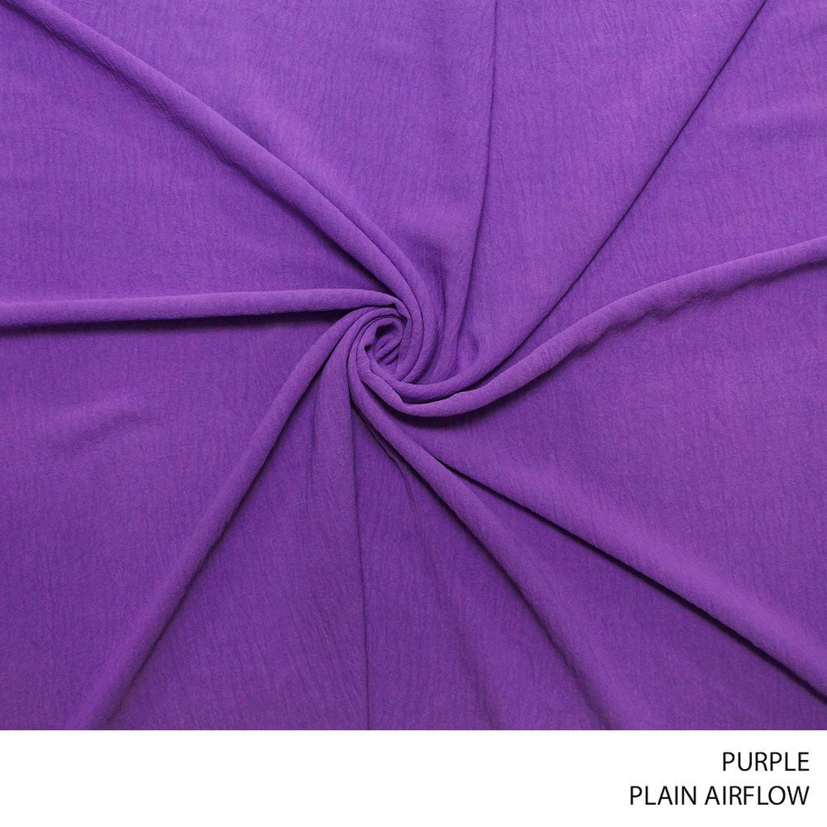 AIRFLOW PLAIN FABRIC 150CM PURPLE ROLL 001 1