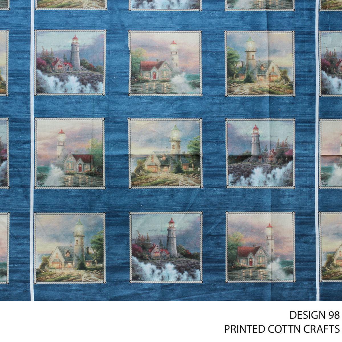 COTTON CRAFT DIGITAL FABRIC PETROL ROLL ROLL 001