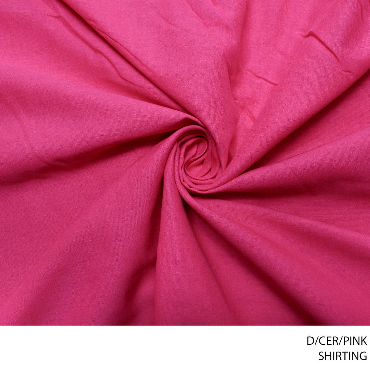 SHIRTING D/CERISE PINK ROLL ROLL 001