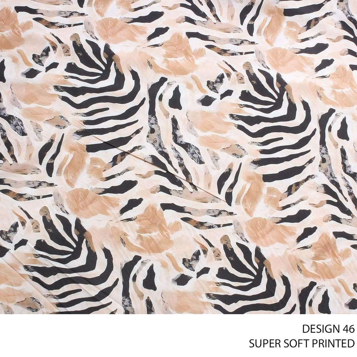 SUPER SOFT PRINTED FABRIC 150CM SEASHELL ROLL ROLL 001