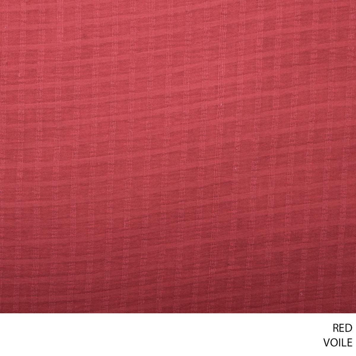 VOILE FABRIC RED ROLL ROLL 001