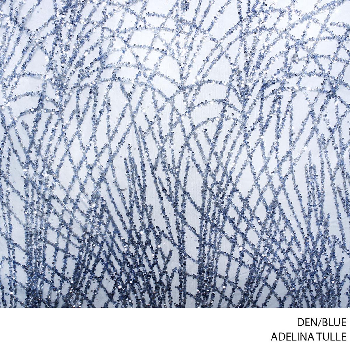 ADELINA EVENINGWEAR M FABRIC 140CM DEN/BLUE ROLL ROLL 001