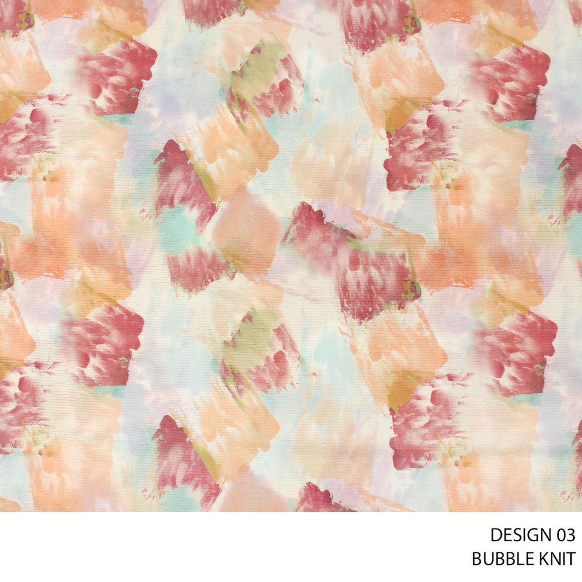 BUBBLE PRINT D#2 PEACH ROLL ROLL 001