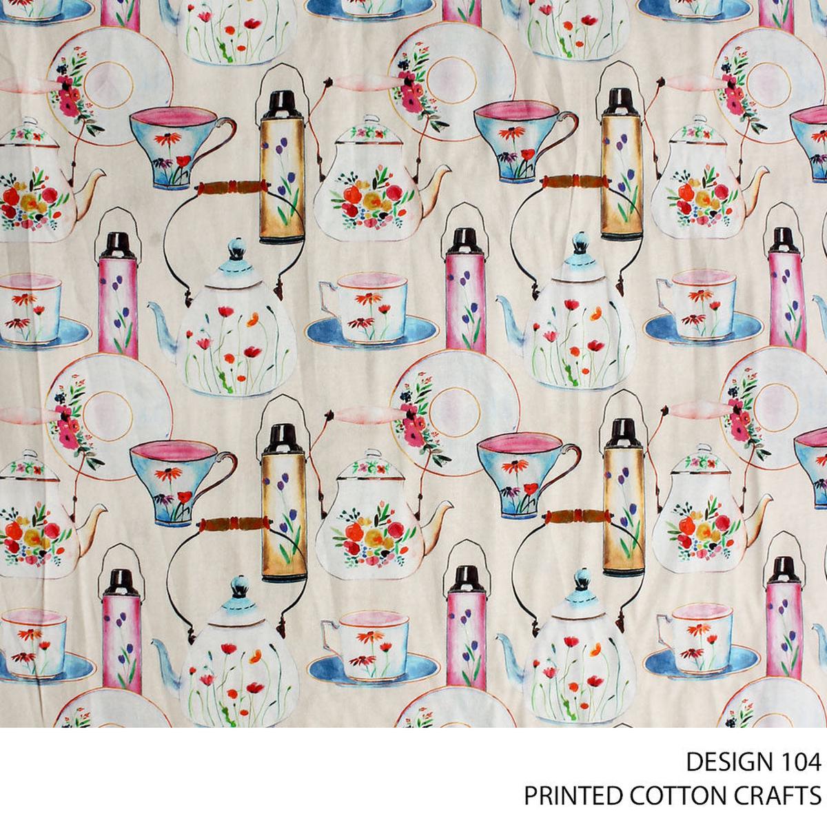 COTTON CRAFT DIGITAL FABRIC CREAM ROLL ROLL 001