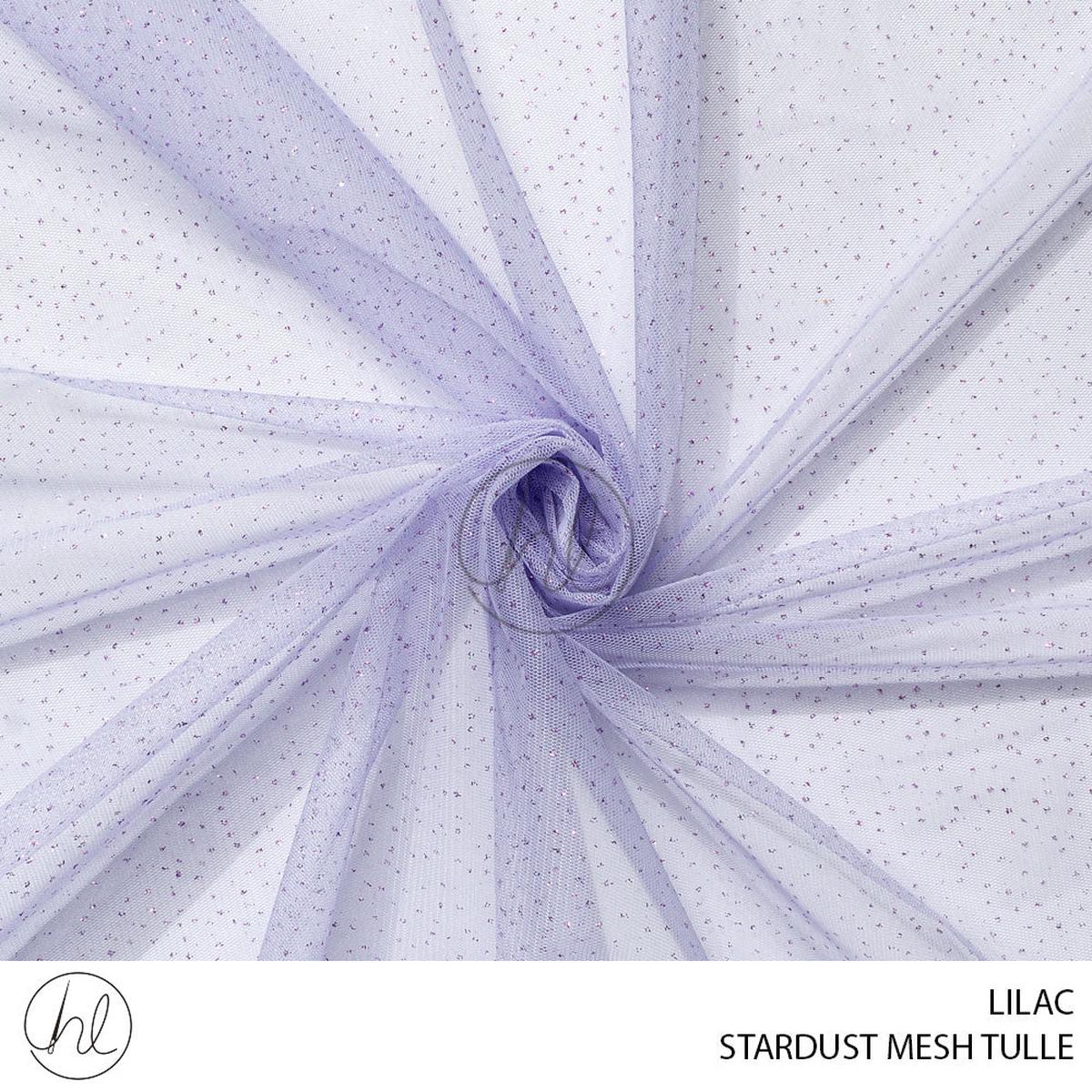 Stardust Mesh Tulle 275 Lilac 150cm Per M
