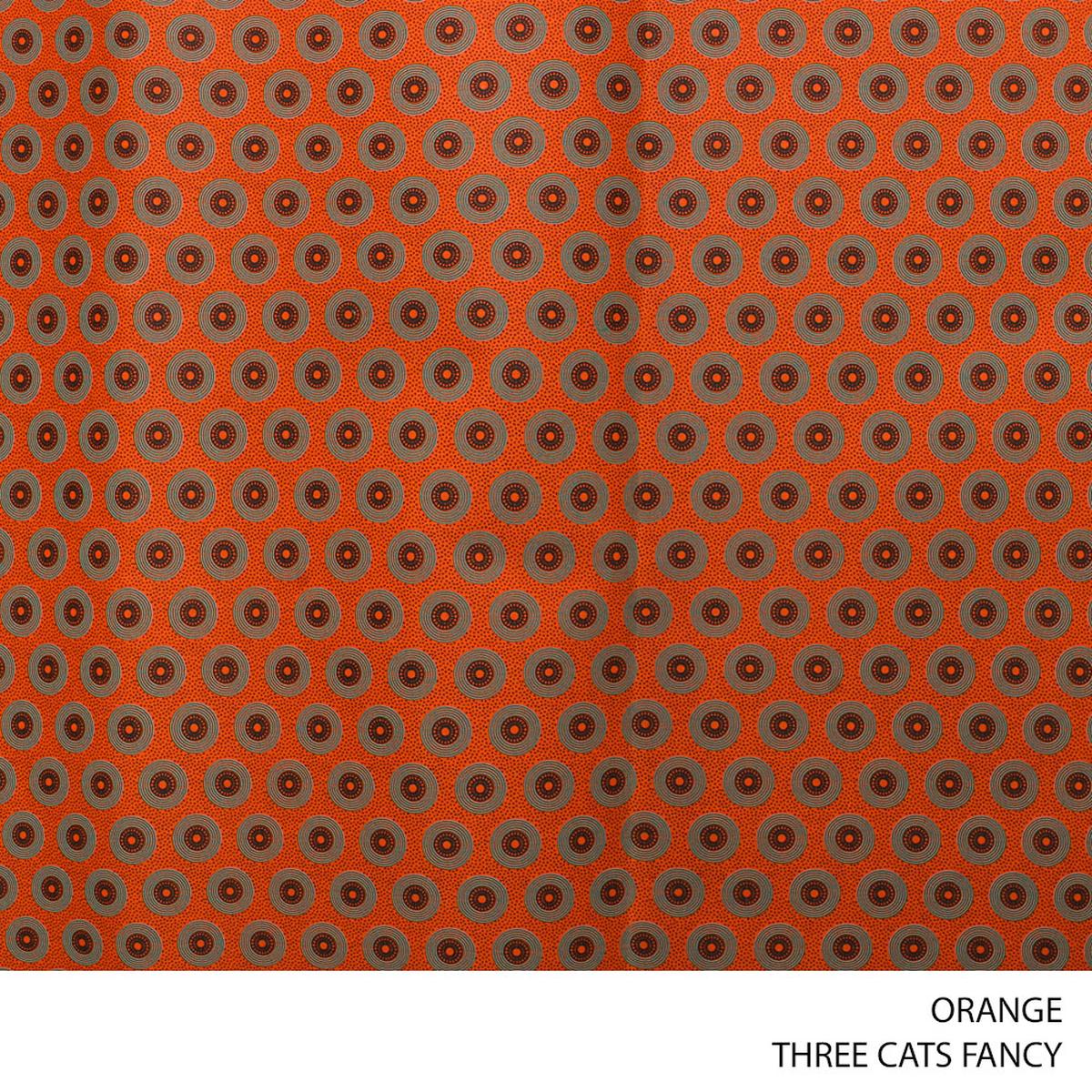 THREE CATS FANCY 90CM ORANGE ROLL006