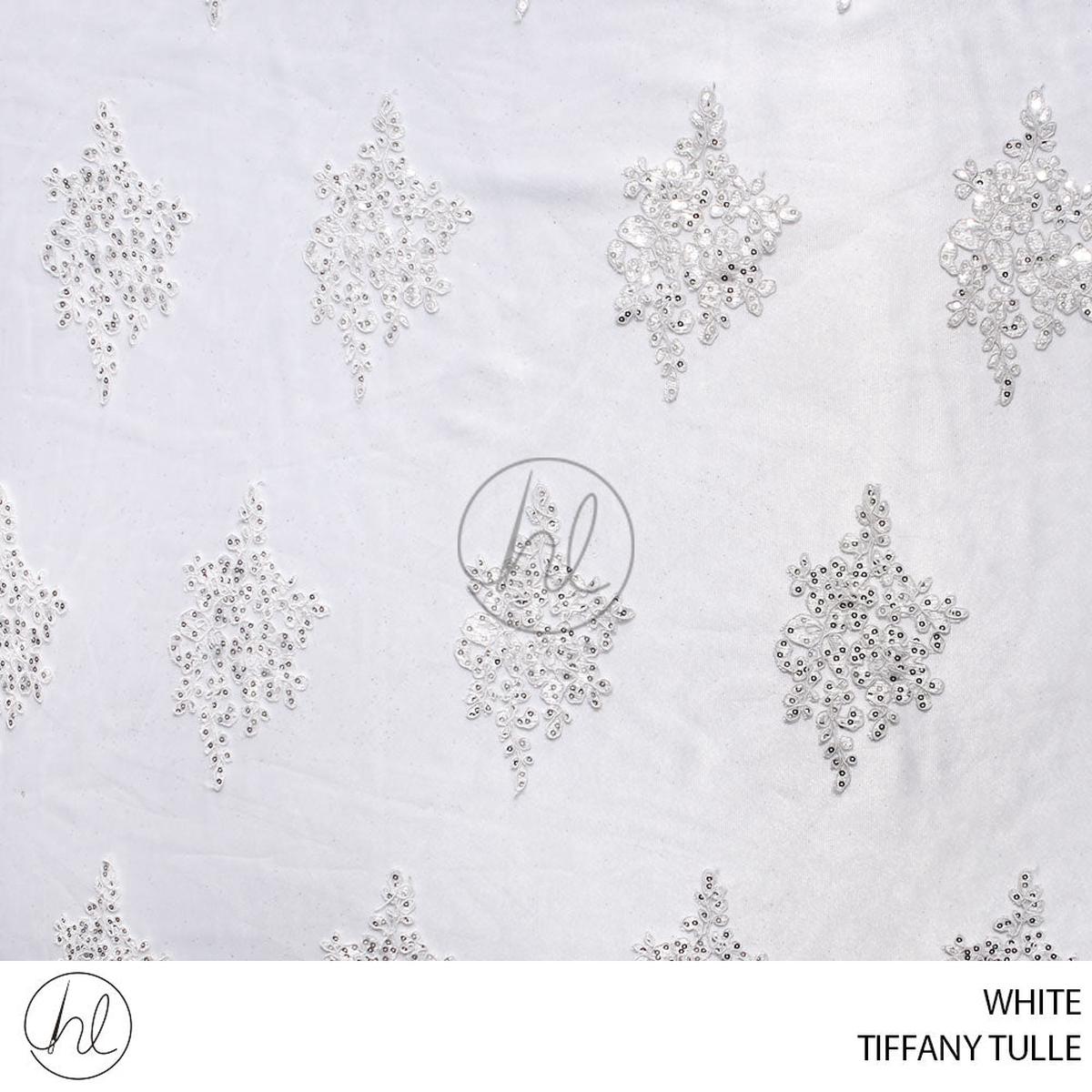 TIFFANY TULLE (781) WHITE (130CM) PER M