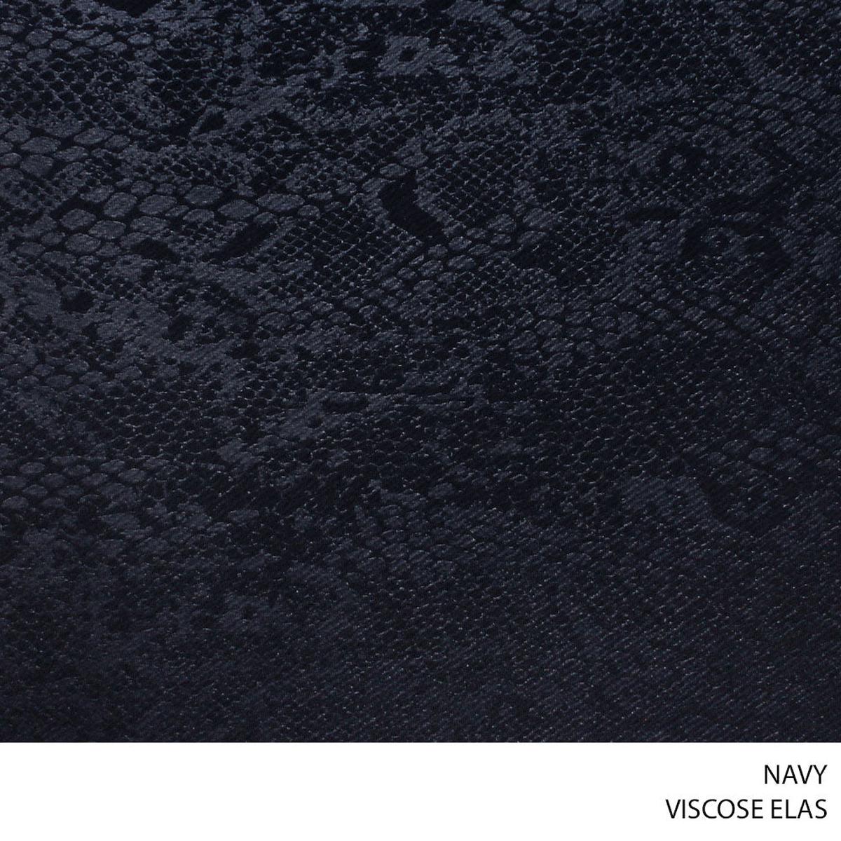 VISCOSE/ELAS 51 NAVY 150CM PER M