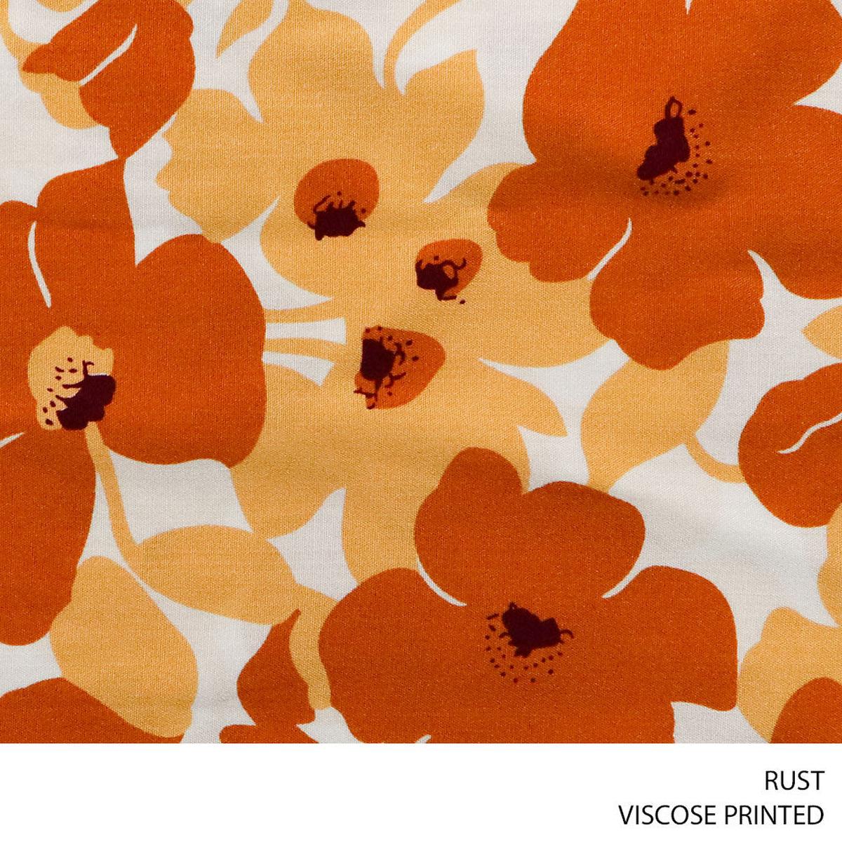 Viscose Printed Rust Roll 001