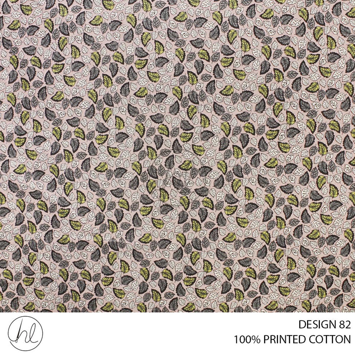 100% PRINTED COTTON 3408 PALE PINK 110CM PER M