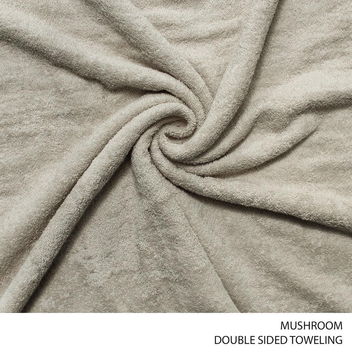 Toweling Double Sided Fabric 150cm mushroom