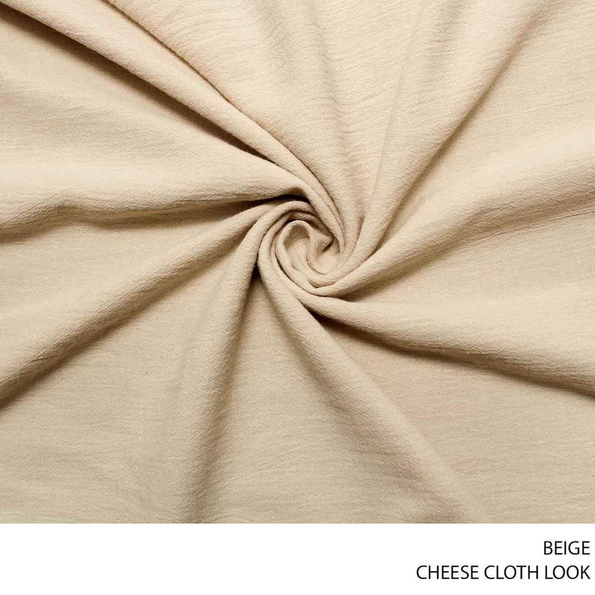 CHEESE CLOTH LOOK FABRIC BEIGE ROLL ROLL 001