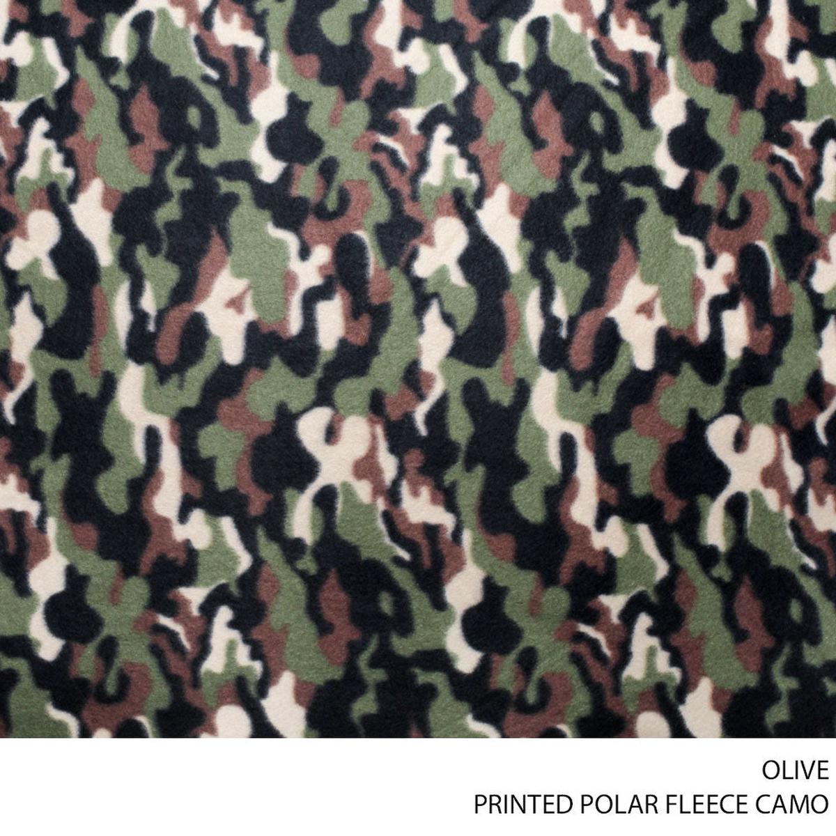 PRT POLAR FLEECE CAMO FABRIC OLIVE ROLL 001 1