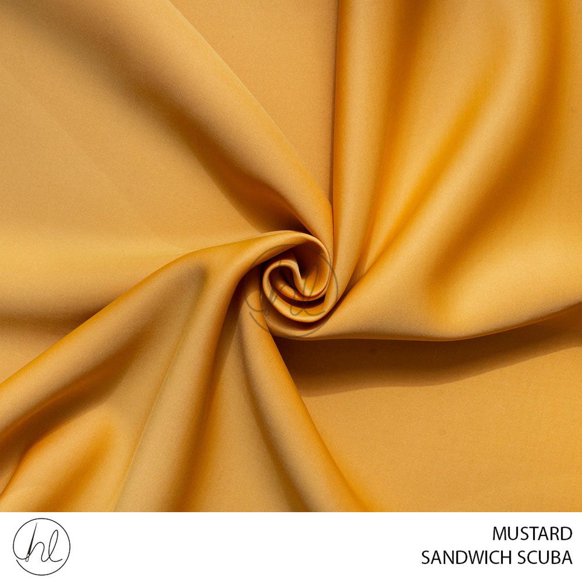 Sandwich Scuba Mustard 150cm Per M